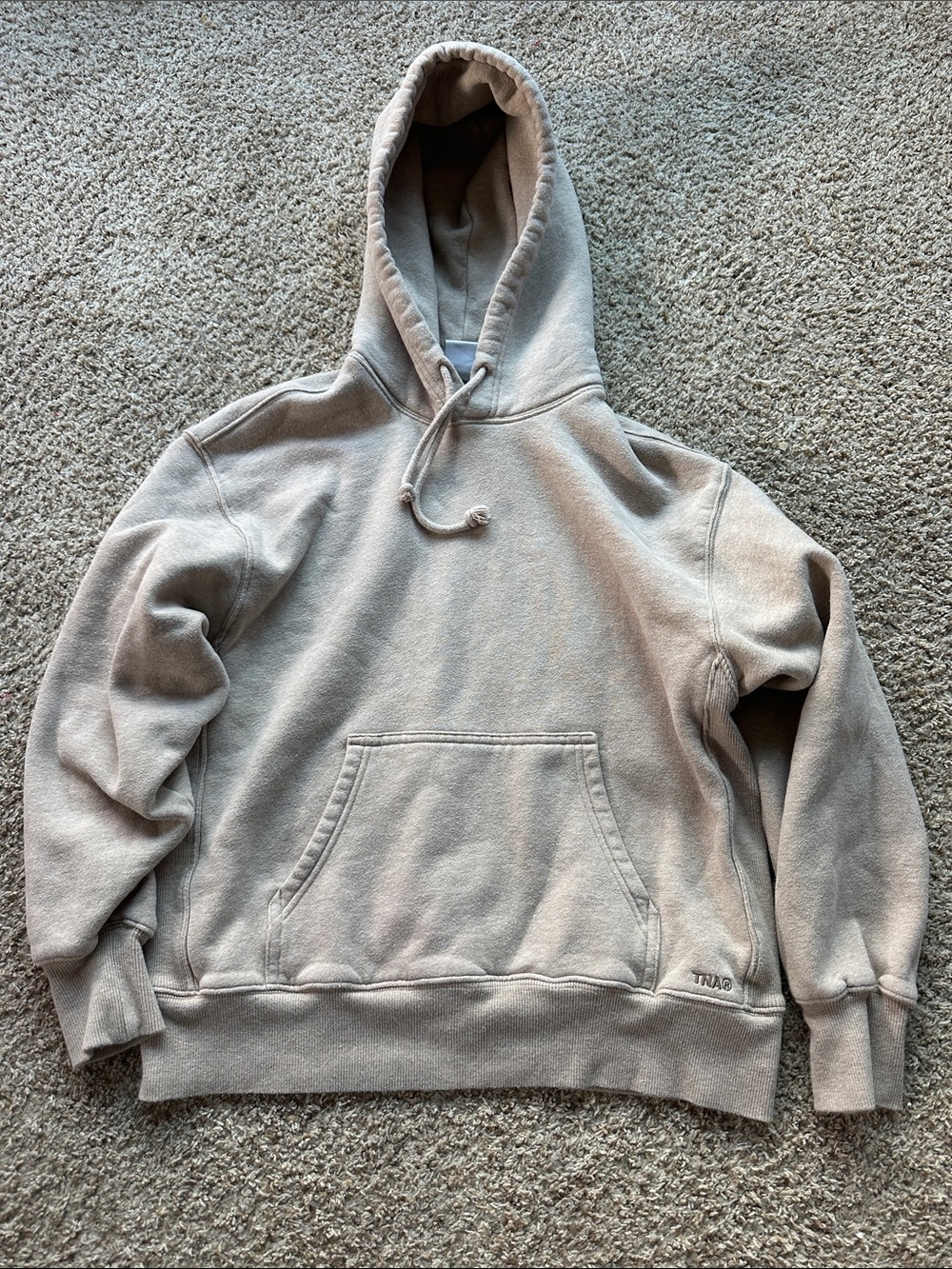 TNA Women’s Hooded Sweatshirt in Taupe Beige